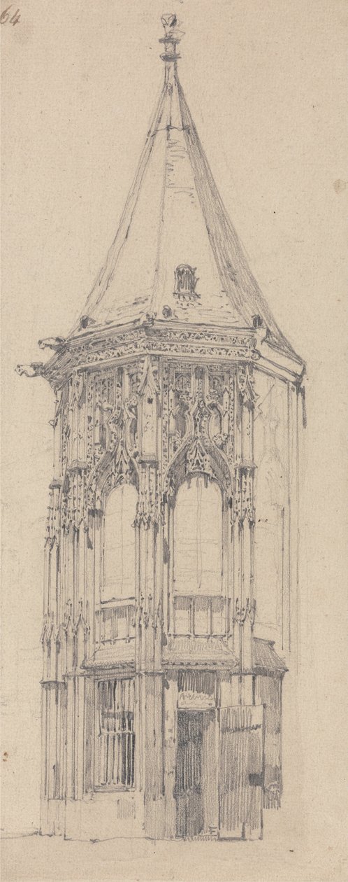 Palais de Justice, Rouen by Richard Parkes Bonington