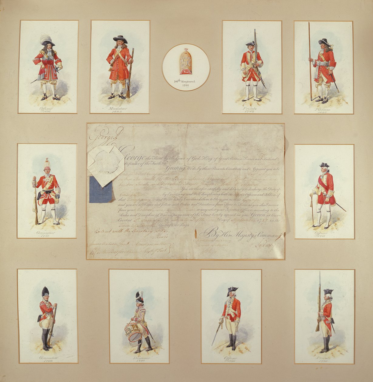 14th Regiment of Foot by Richard Simkin