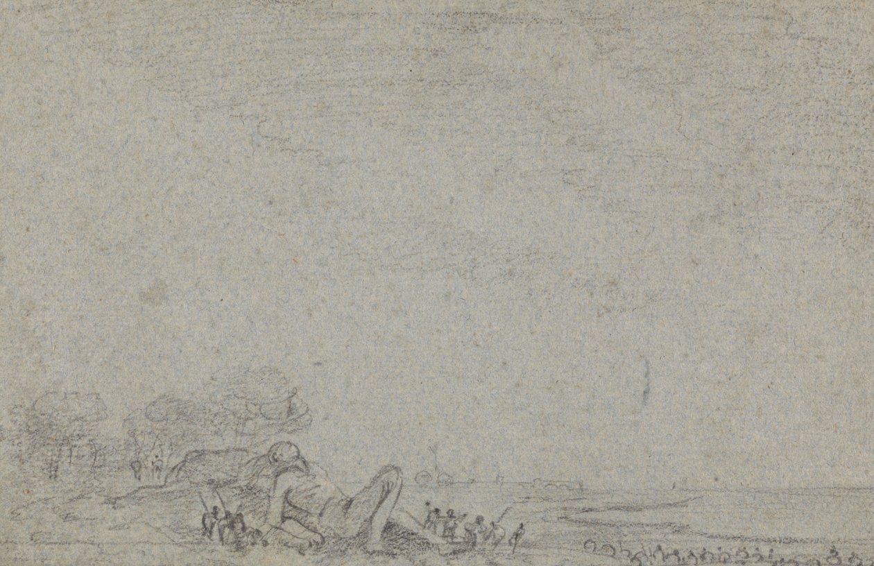 Gulliver Bound by the Lilliputians by Richard Wilson