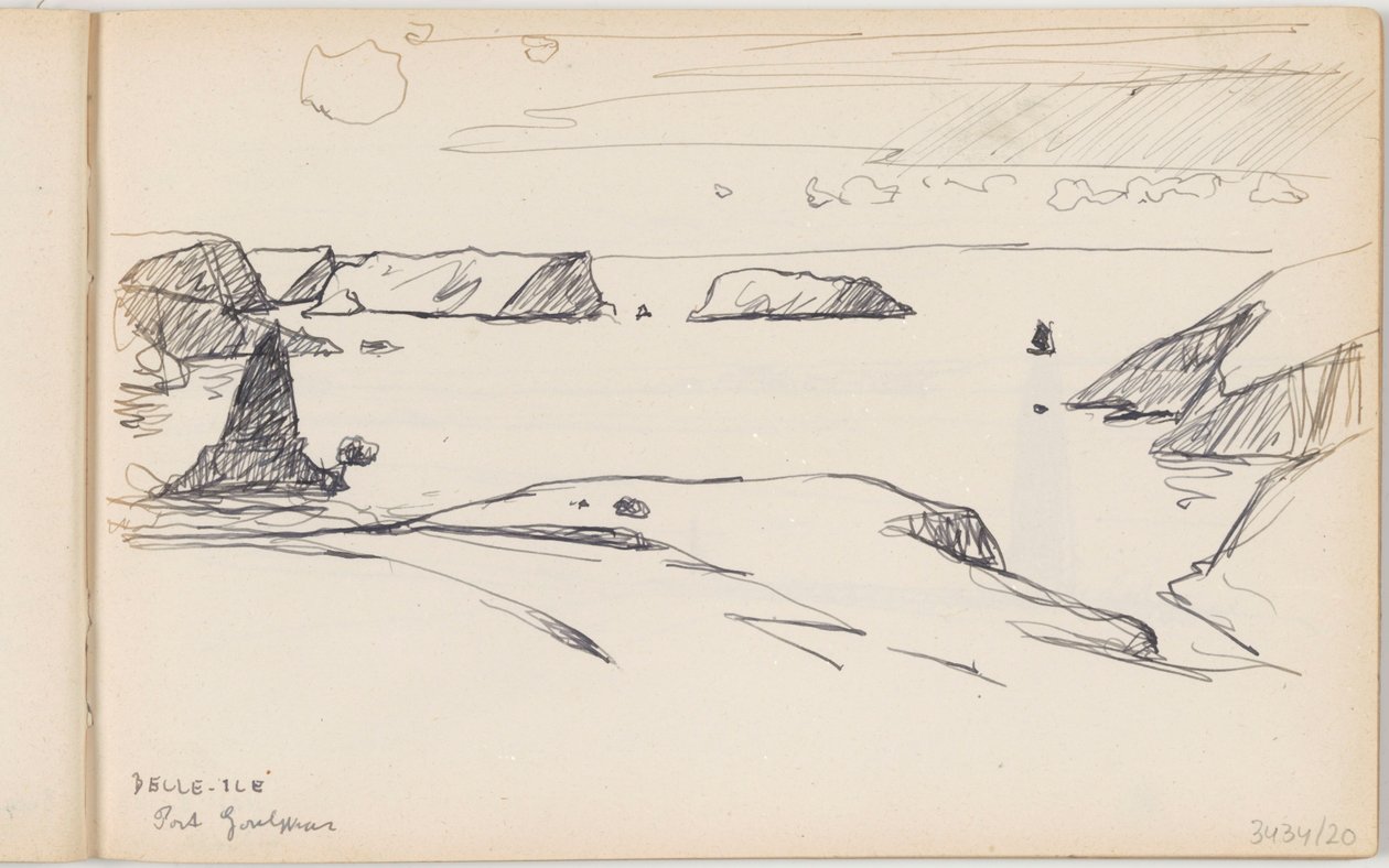 Belle-Île-en-Mer Port Goulphar by Richard Baseleer