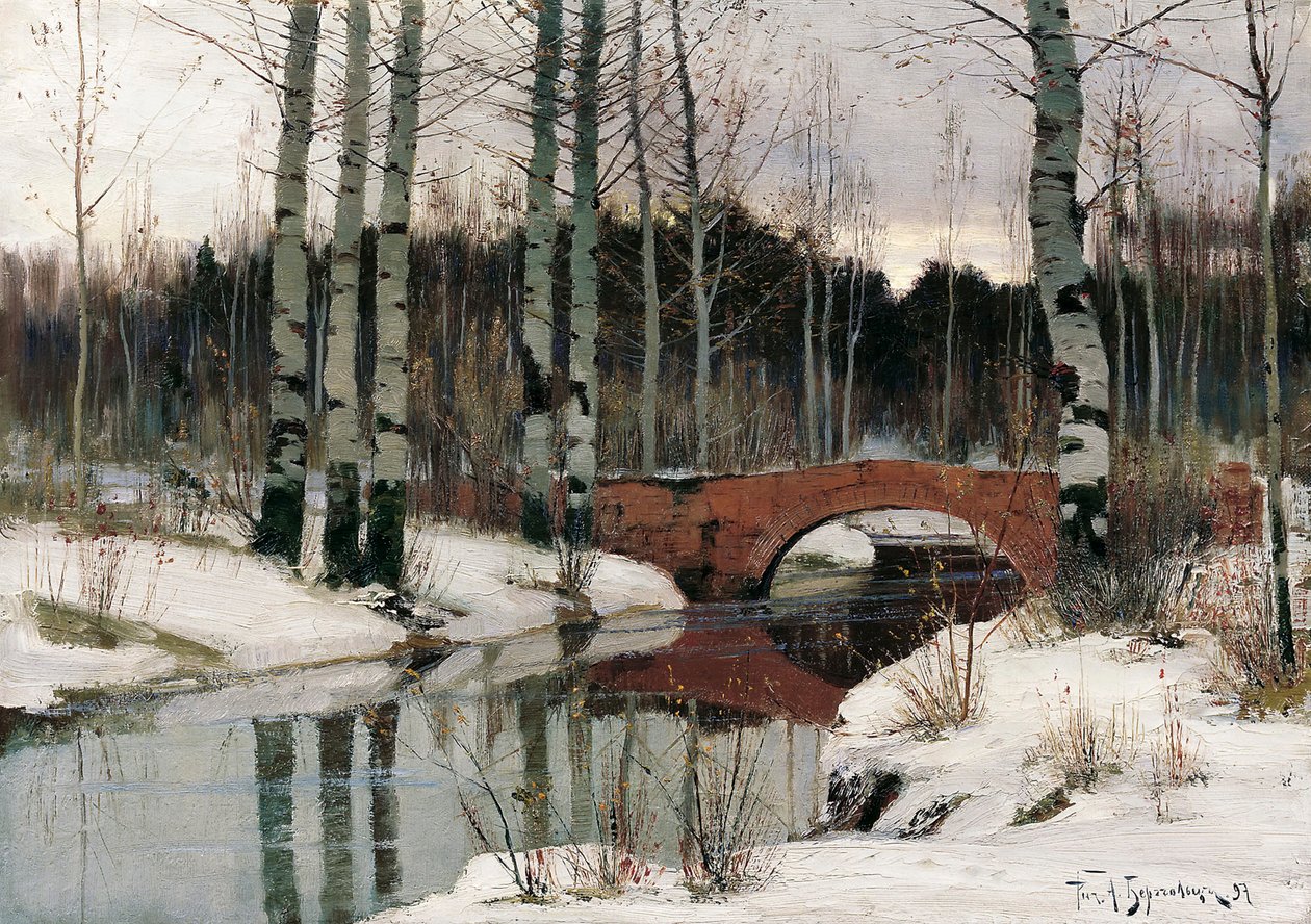 Thaw in Gatchina by Richard Bergholz