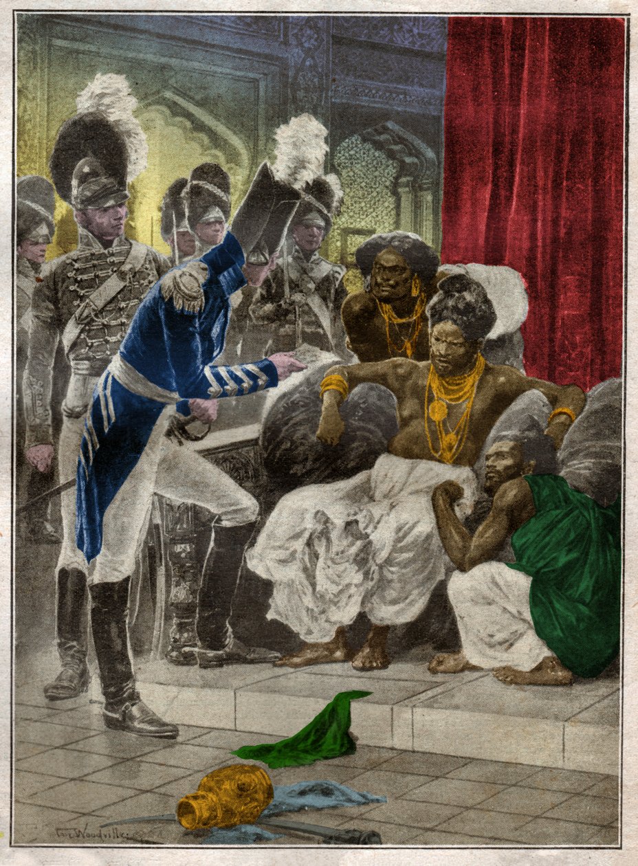 Sri Vikrama Rajasinha, king of Kandy (Sri Lanka) dismissed by the English in 1815 by Richard Caton (after) Woodville