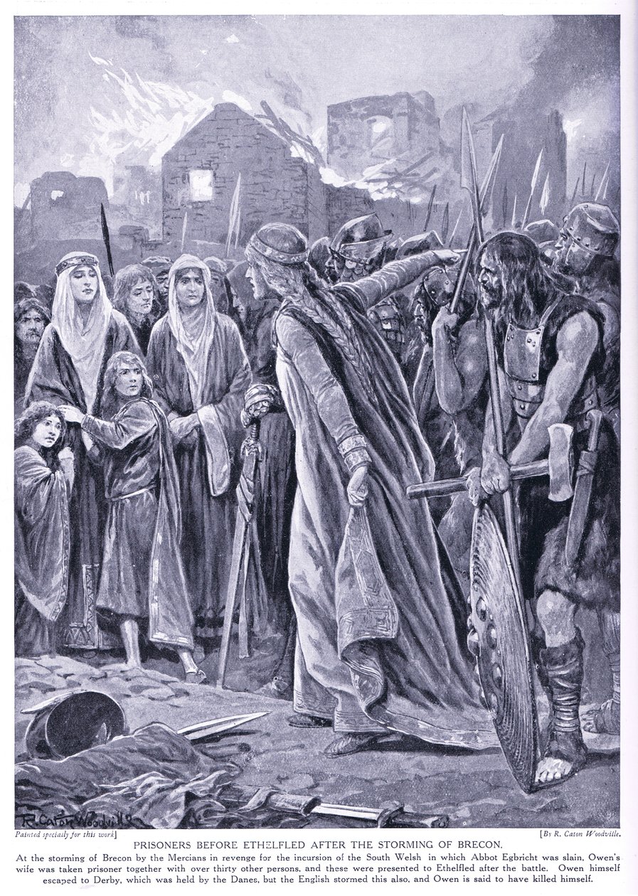 Prisoners Before Queen Ethelred by Richard Caton Woodville junior