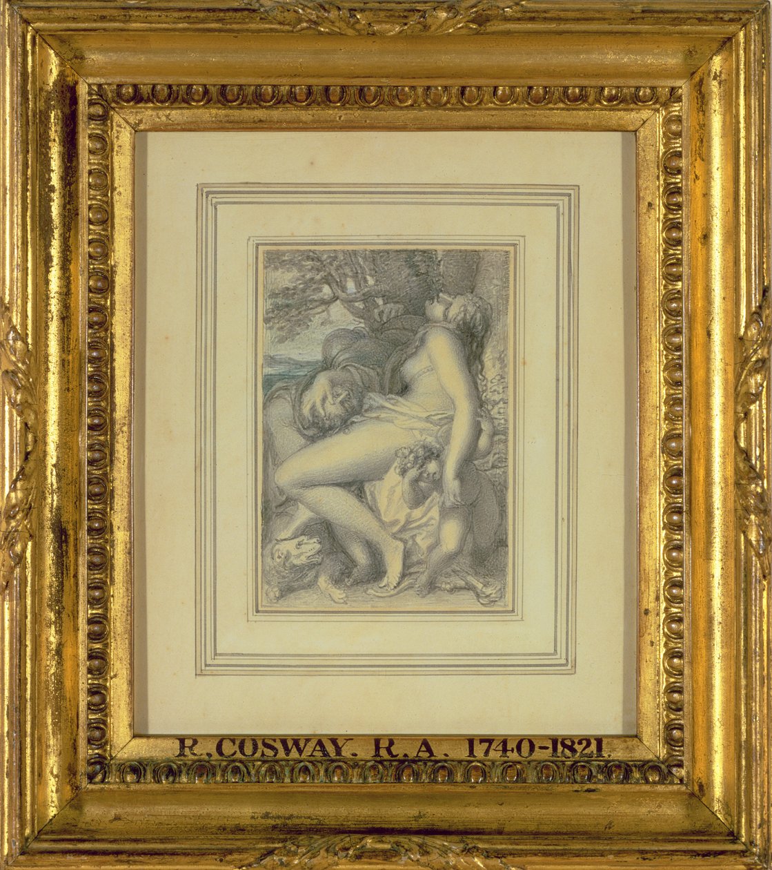 Mars Reposing in the Lap of Venus, c.1805-15 by Richard Cosway