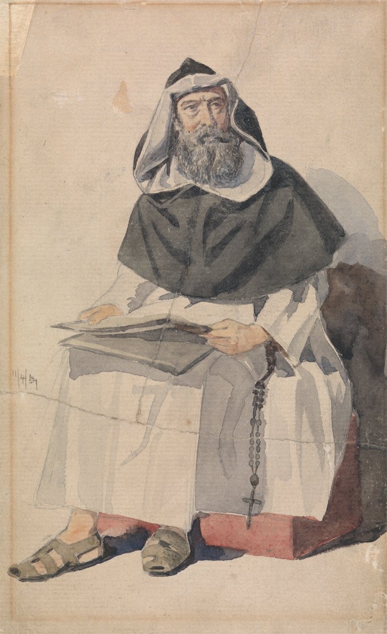 Portrait of a Monk by Richard Dadd