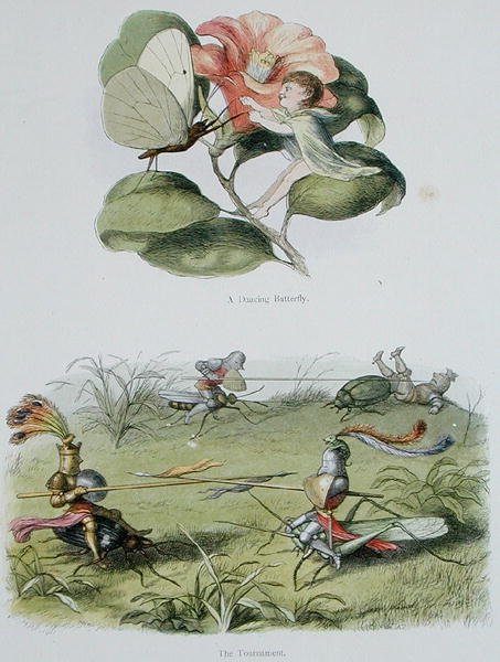 A Dancing Butterfly, and The Tournament, illustrations from 