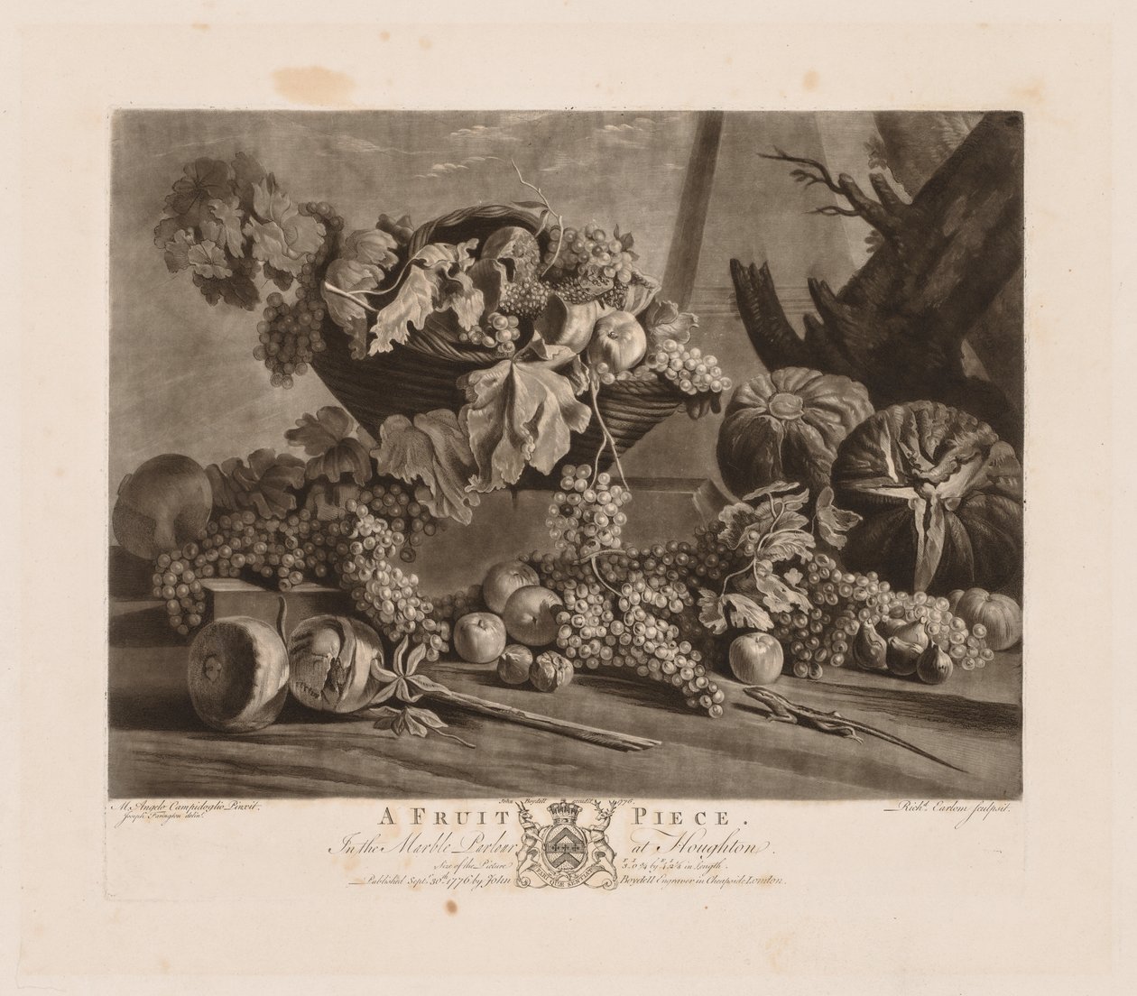 A Fruit Piece by Richard Earlom