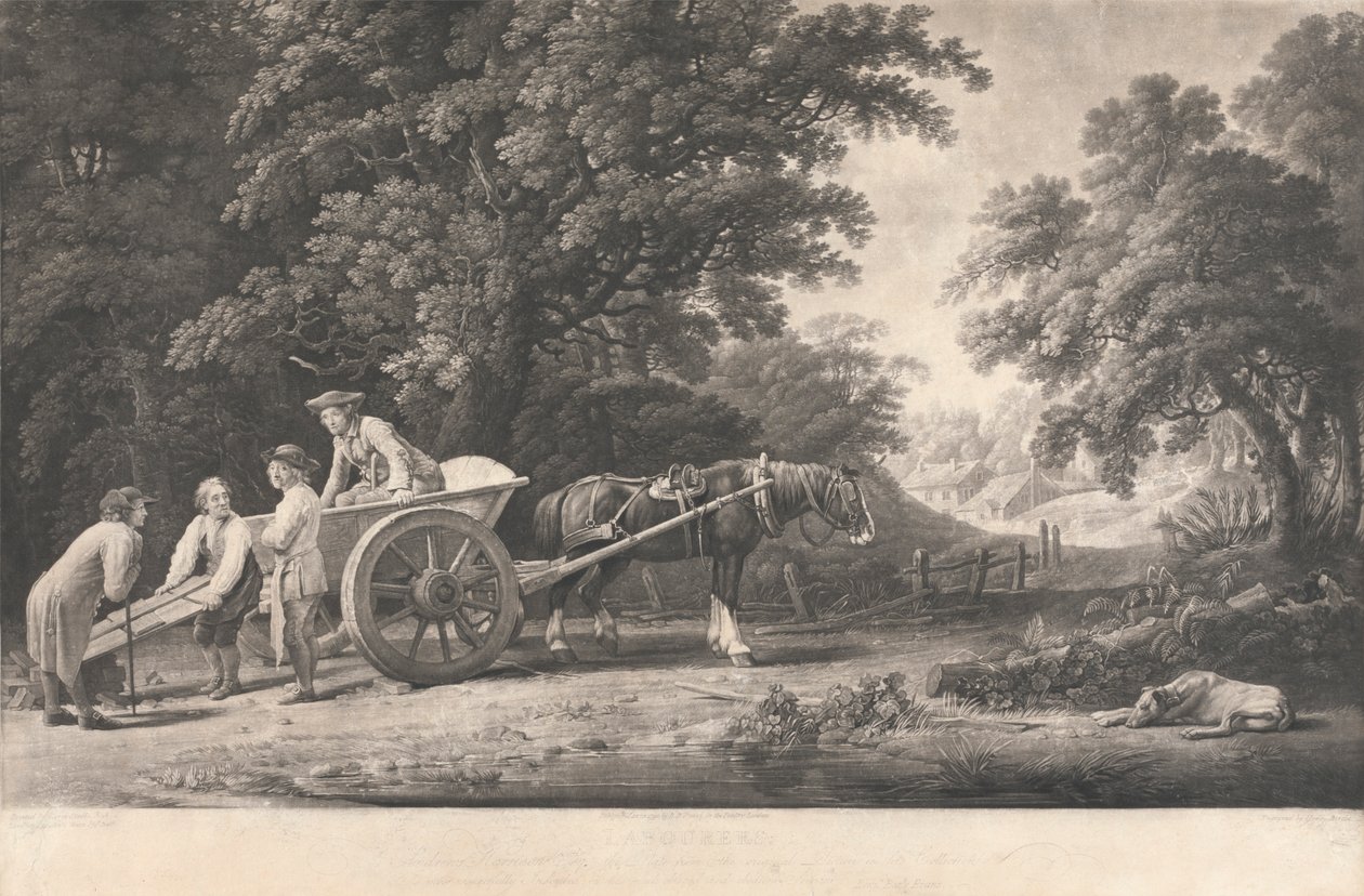 Labourers by Richard Earlom: High-quality fine art print