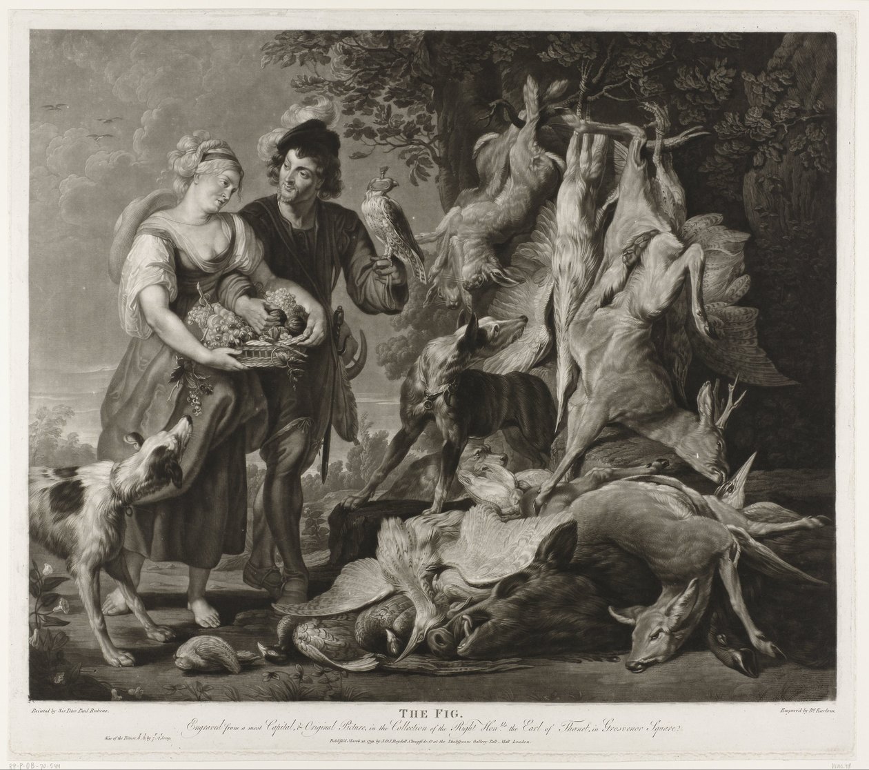 Portrait of Peter Paul Rubens and His Wife by Richard Earlom