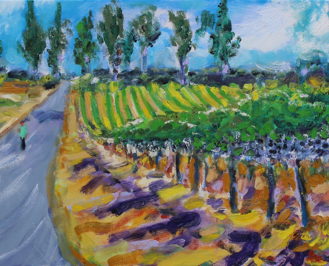 A Walk in Wine County, Napa, 2017 by Richard Fox