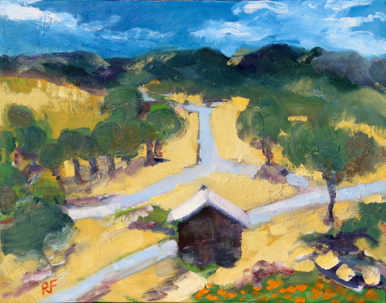 Intersecting Roads, Atlas Peak, 2019 by Richard Fox