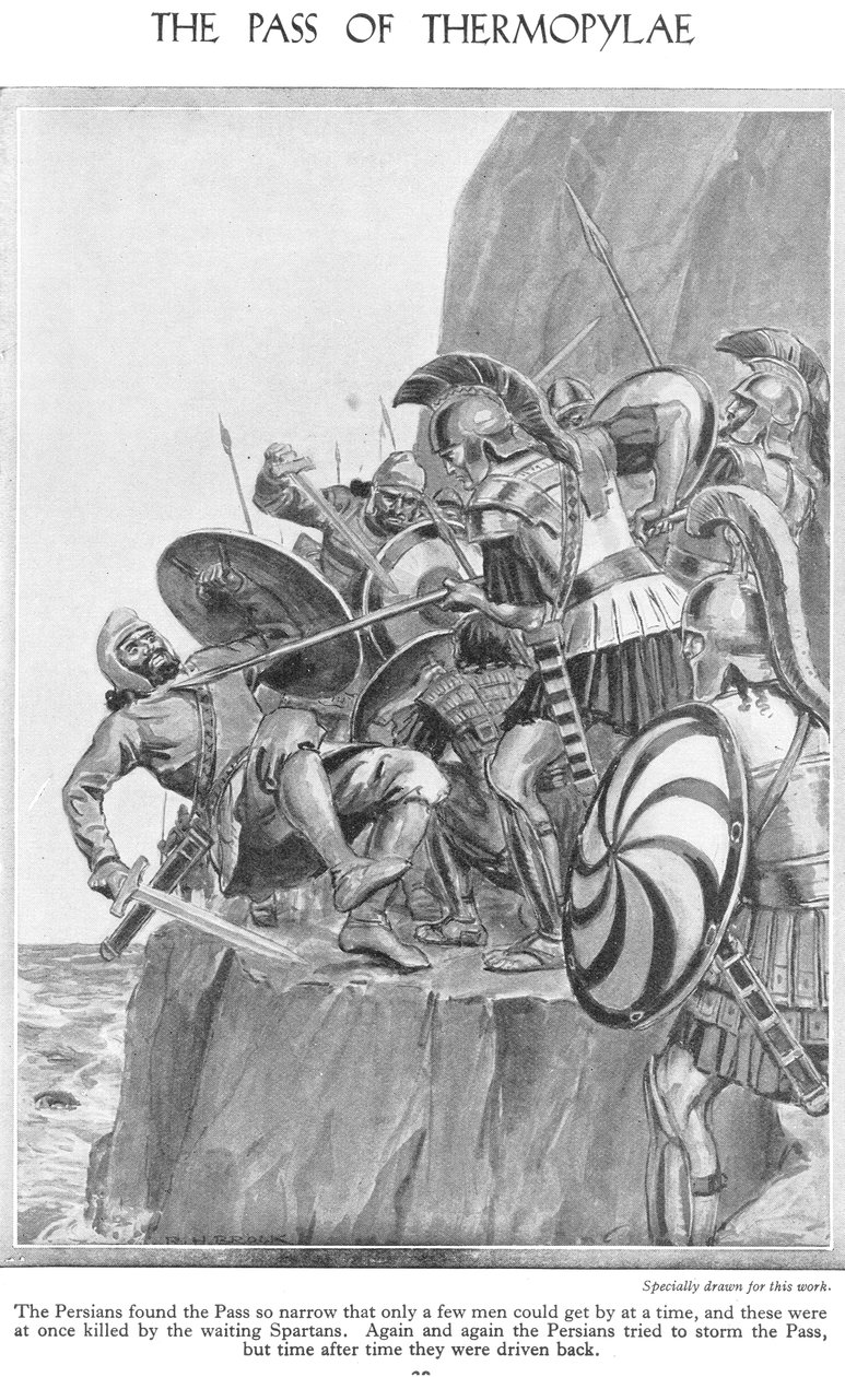 The Pass of Thermopylae, c.1940s by Richard Henry Brock