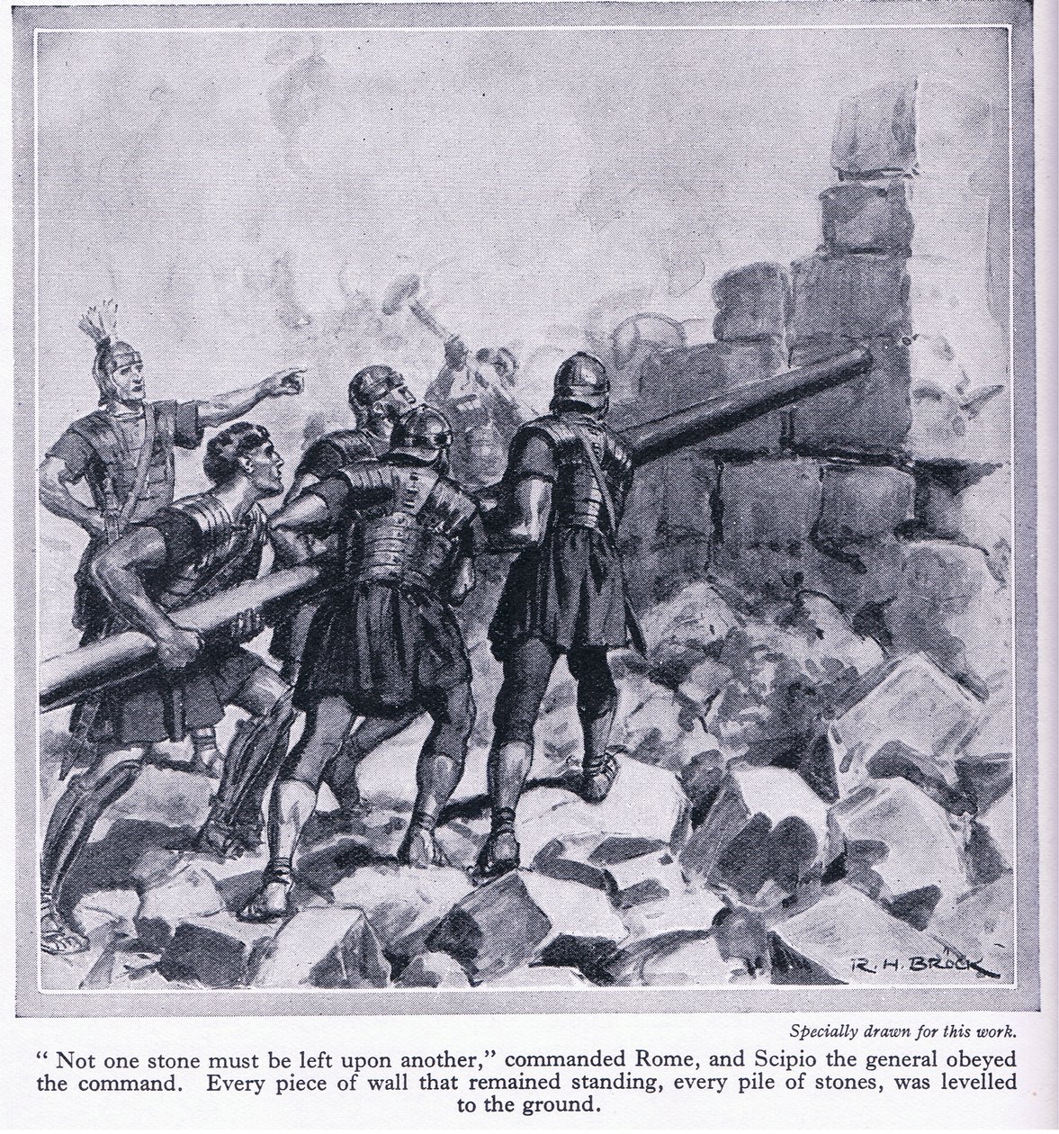 The Destruction of Carthage by the Romans by Richard Henry Brock