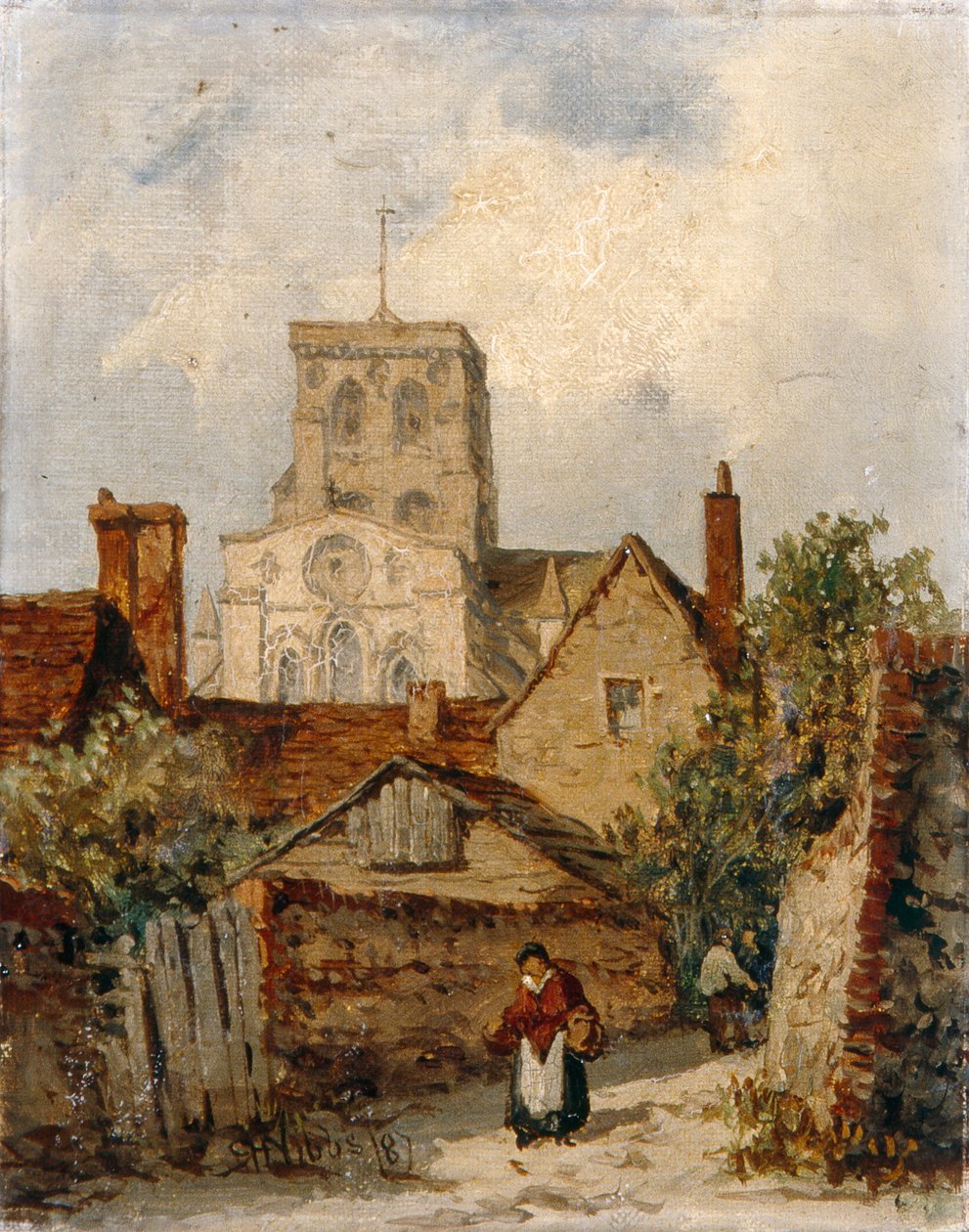 New Shoreham, Sussex by Richard Henry Nibbs