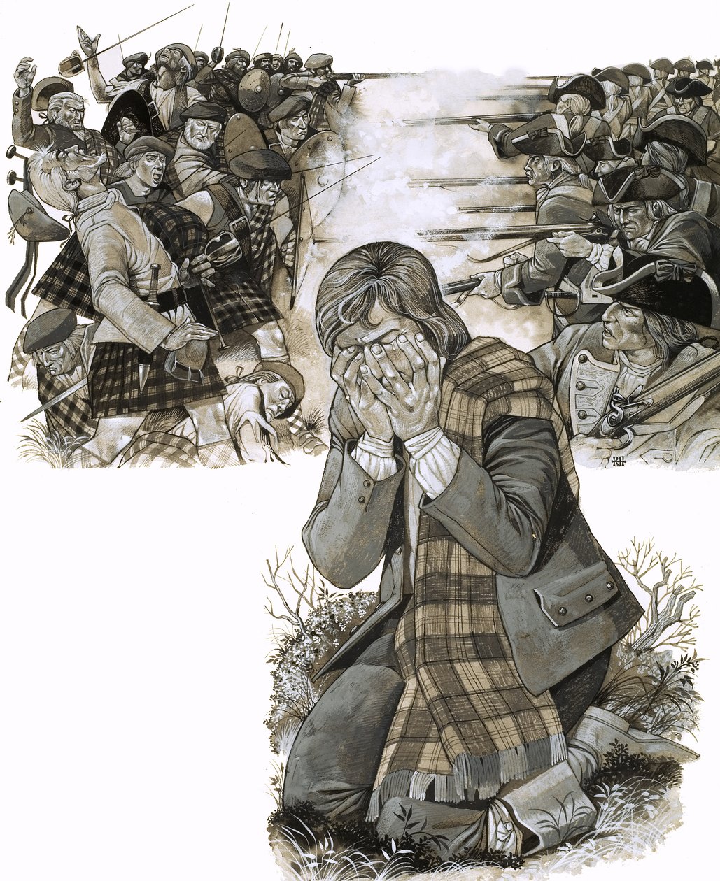 The Battle of Culloden by Richard Hook