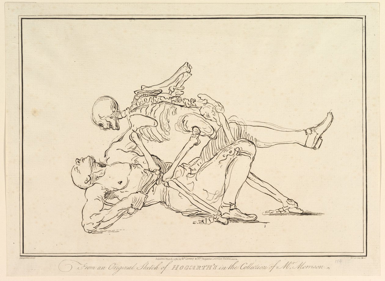 From an Original Sketch of William Hogarth in the Collection of Mr. Morrison by Richard Livesay
