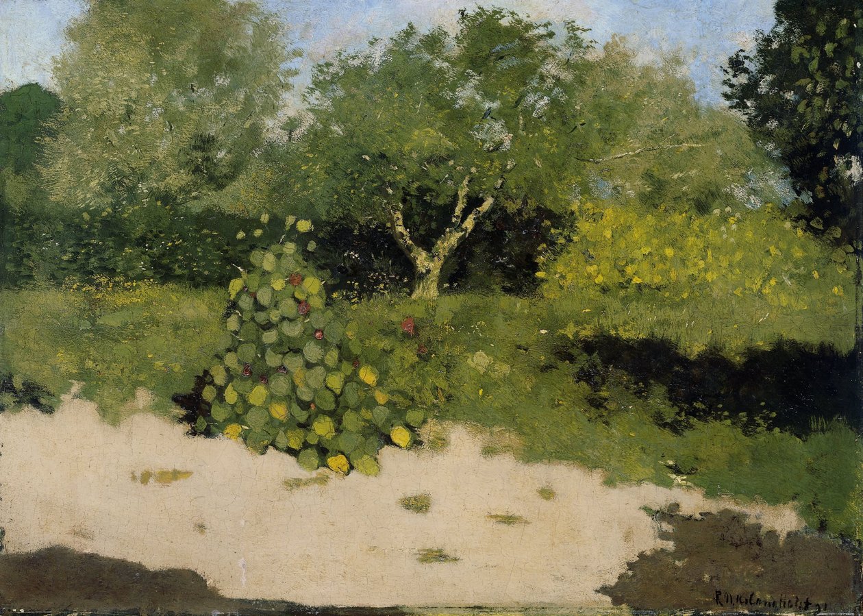Corner of a Garden with Nasturtiums by Richard Nicolaüs Roland Holst