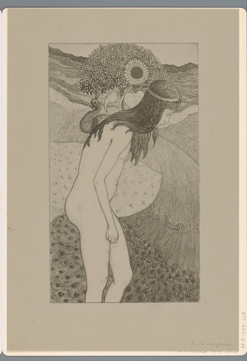 Child with Peacock by Richard Nicolaüs Roland Holst
