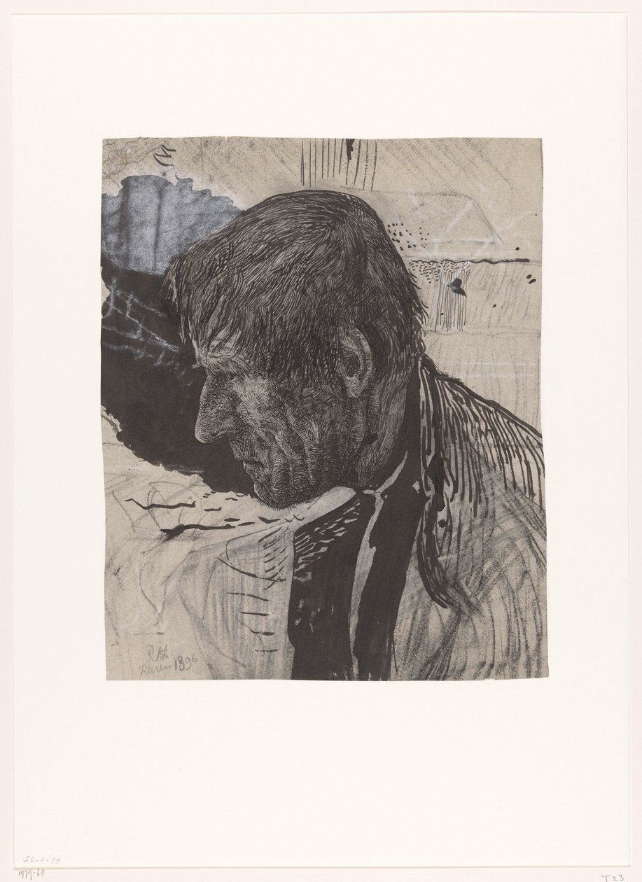 Head of a Man in Profile by Richard Nicolaüs Roland Holst