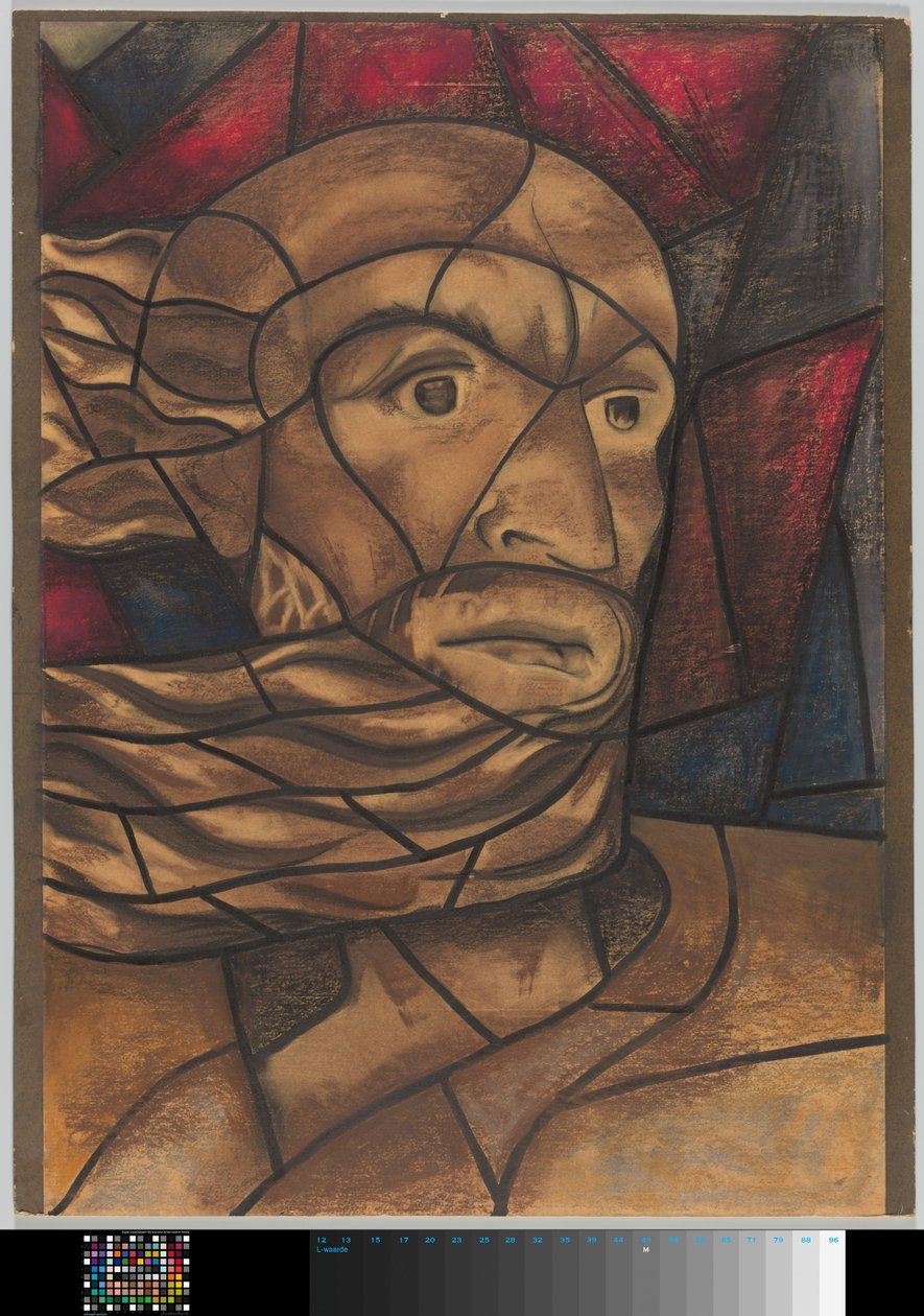 Design for Window in the North Transept in the Dom in Utrecht by Richard Nicolaüs Roland Holst