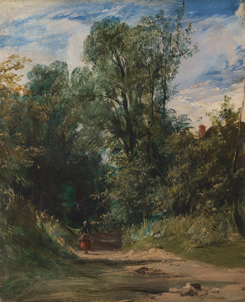 A Wooded Lane by Richard Parkes Bonington