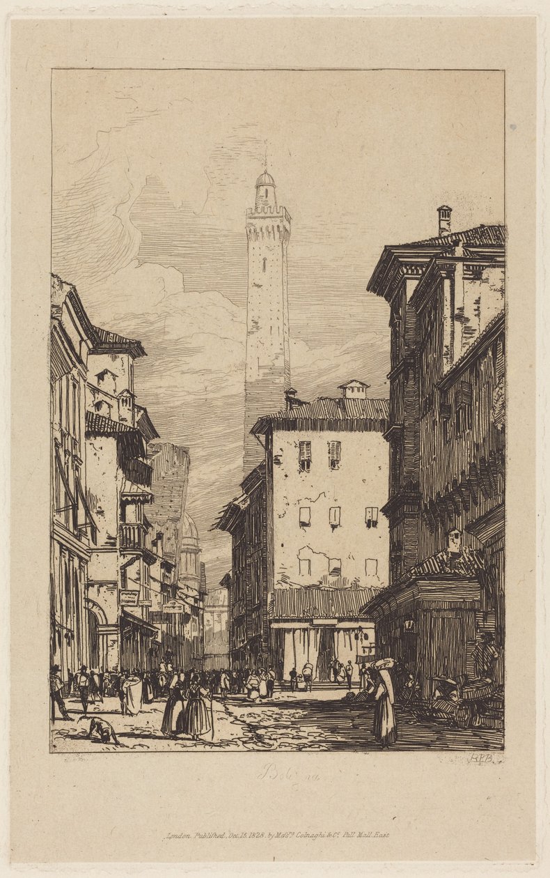 Bologna by Richard Parkes Bonington
