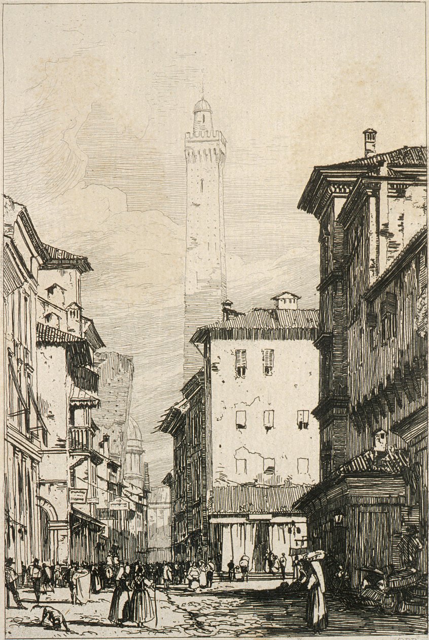 Bologna by Richard Parkes Bonington