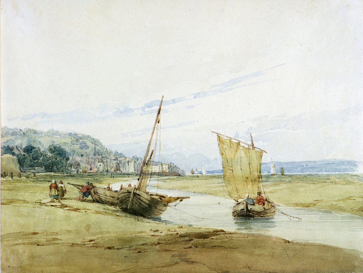 Near Honfleur by Richard Parkes Bonington