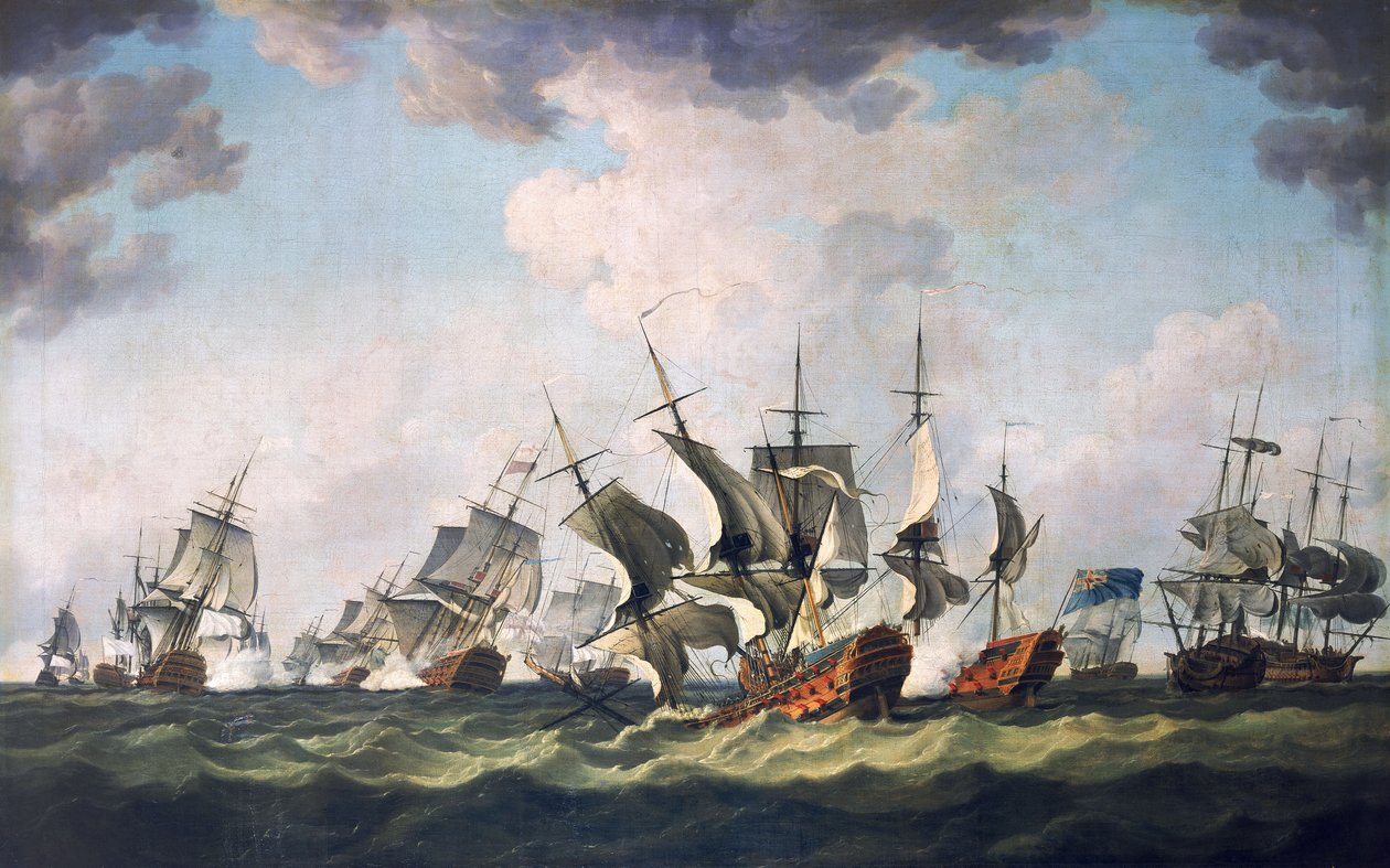 The Battle of Quiberon Bay, 20 November 1759 by Richard Paton