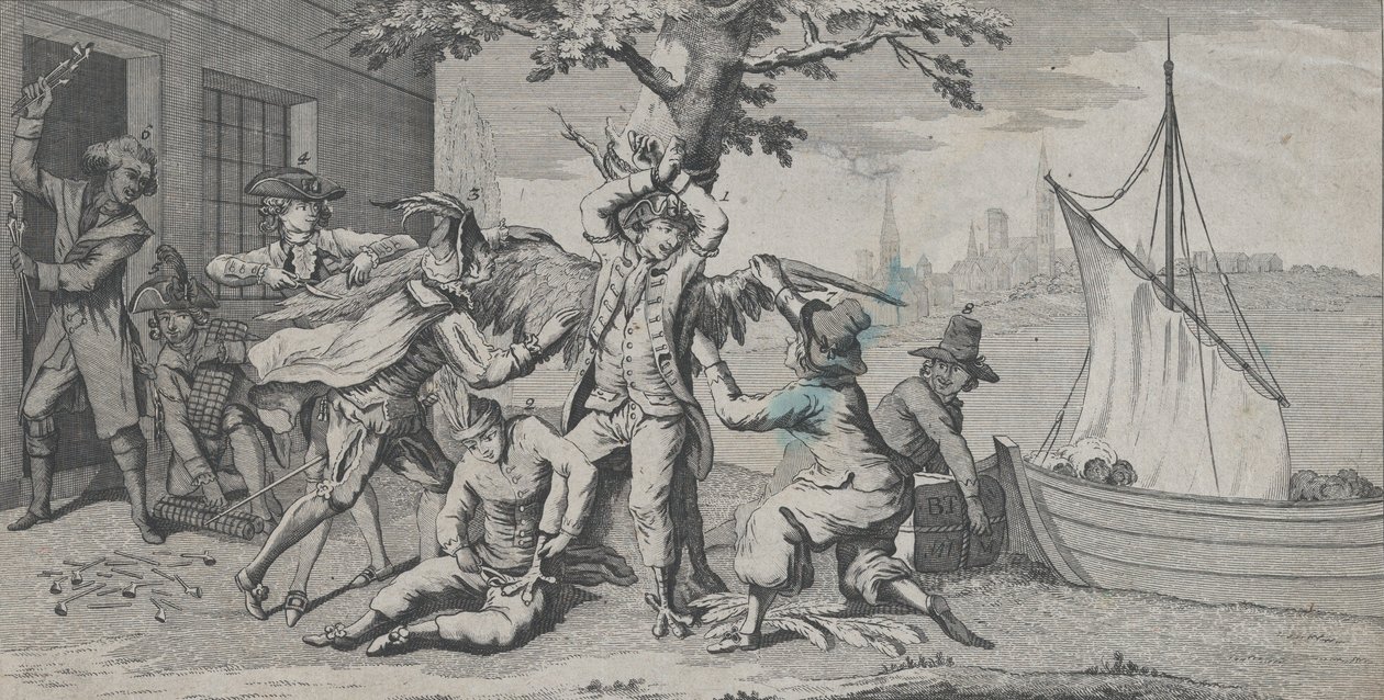 Va de Bon Coeur, Dedicated to the Lords of the English Admiralty by a Member of the American Congress, 1778 by Richard Purcell