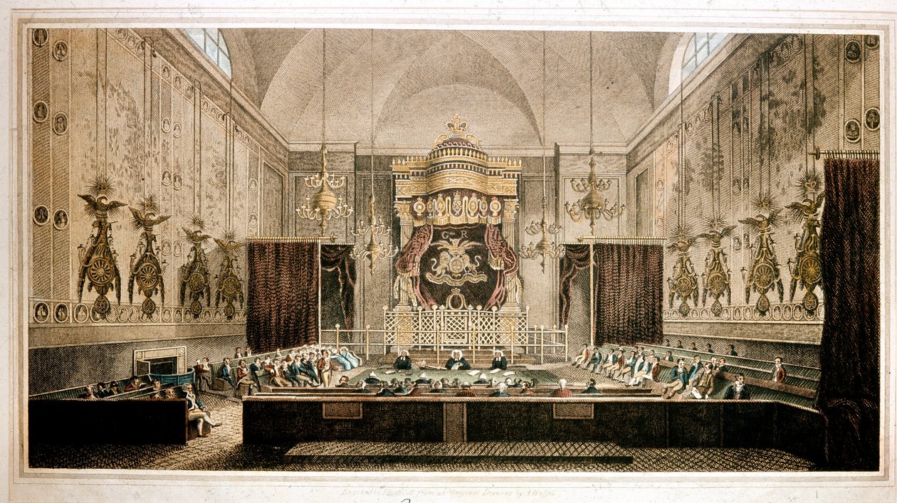 View of the House of Lords by Richard Rothwell