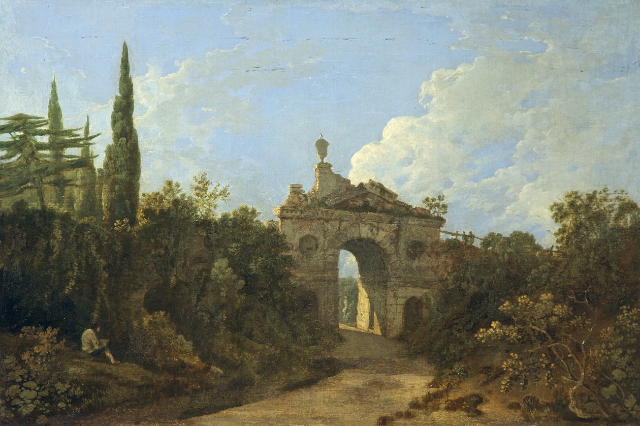 Ruined Arch at Kew Gardens, Surrey by Richard Wilson