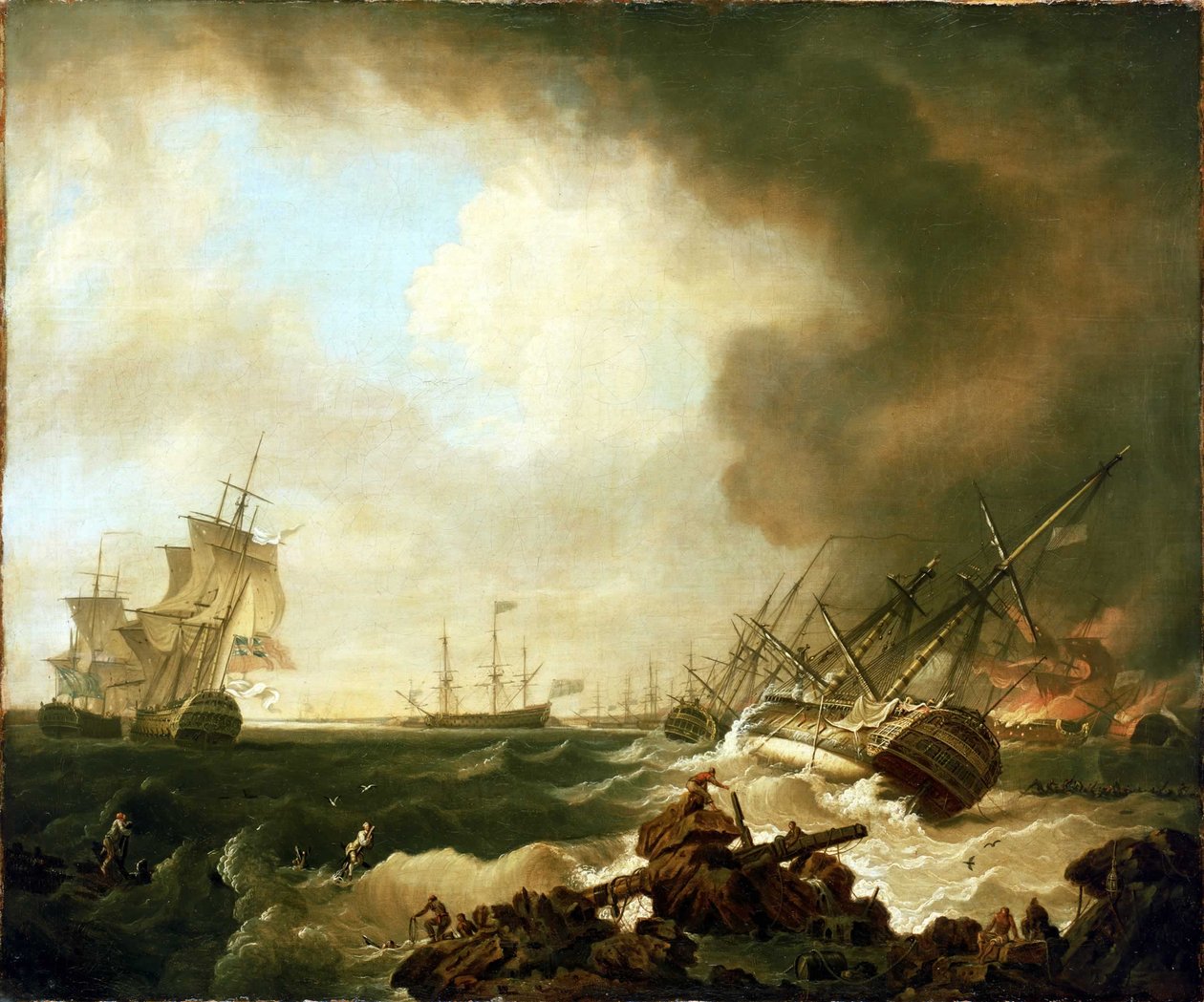 The Battle of Quiberon Bay, 21 November 1759: The Day After by Richard Wright