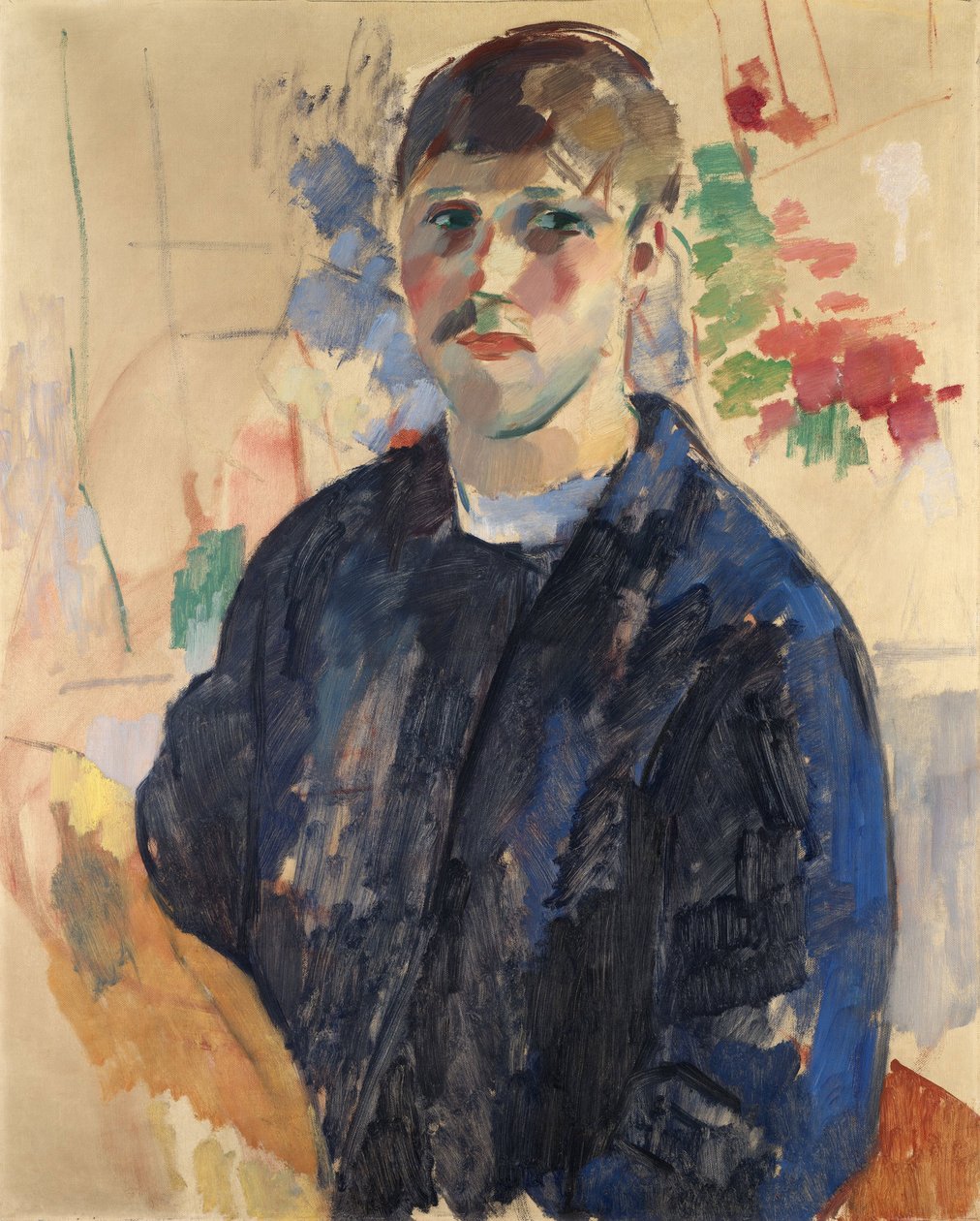 Self-portrait with Blue Blouse by Rik Wouters