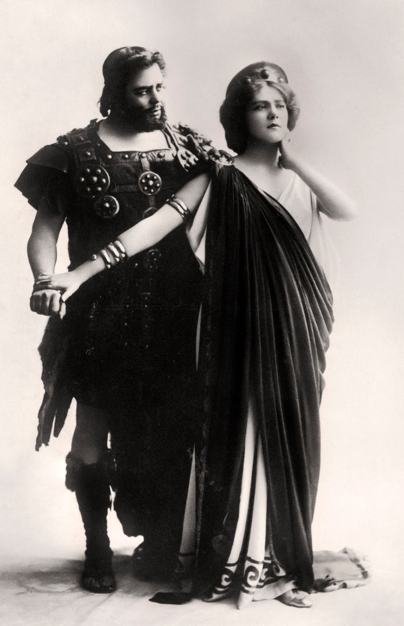 Oscar Asche and Lily Brayton in a scene from The Virgin Goddess, early 20th century by Rita Martin