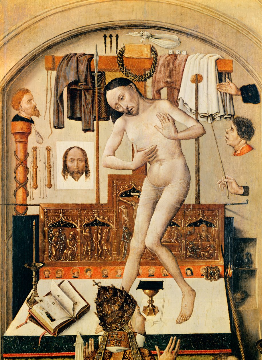 The Mass of St. Gregory the Great (detail) by Robert Campin