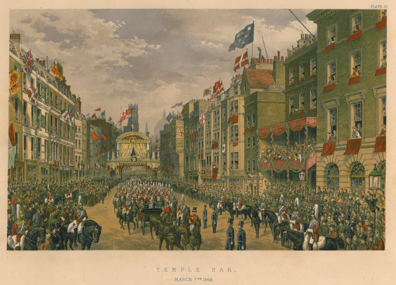 Temple Bar, March 7th 1863, 1863 by Robert Charles Dudley