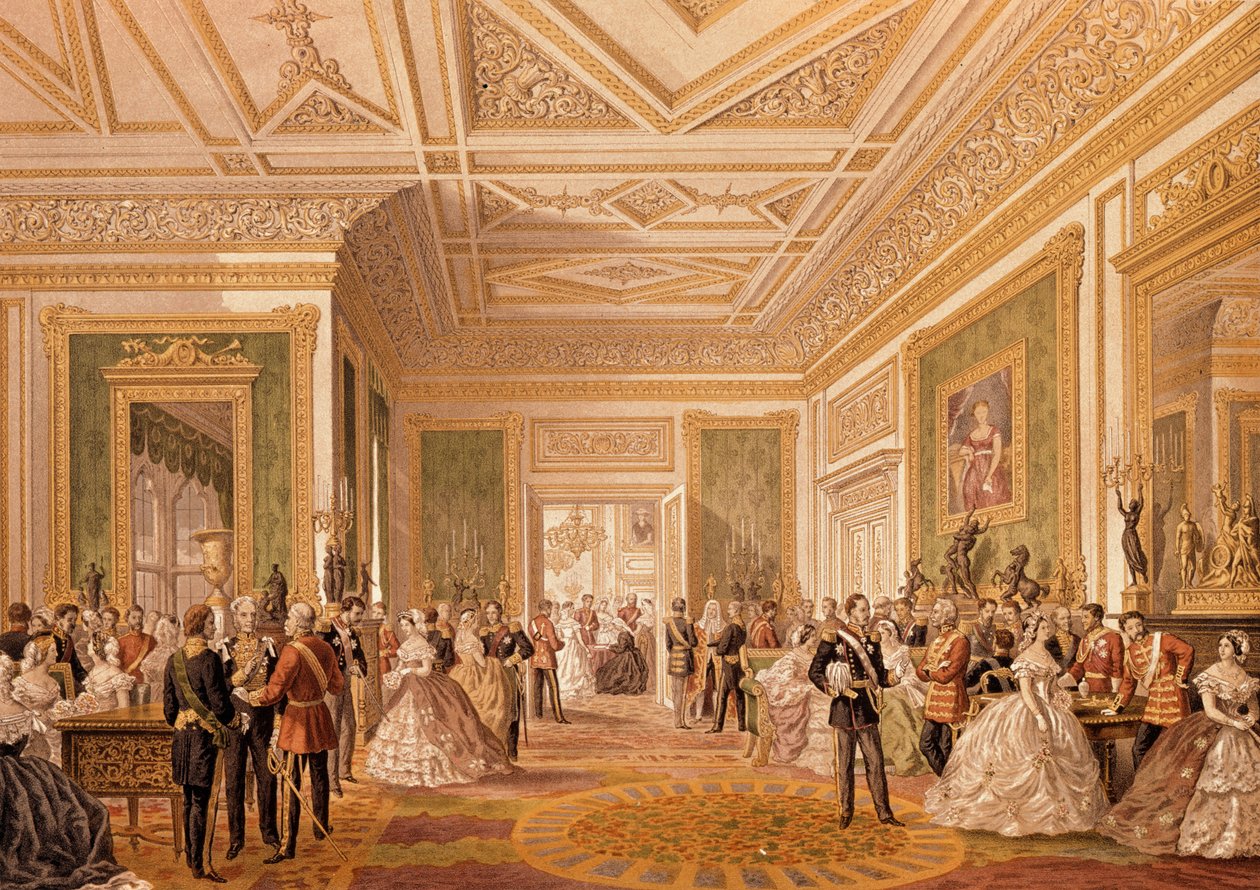 The Signing of the Marriage Attestation Deed, March 10th 1863, Published 1864 by Robert Charles Dudley