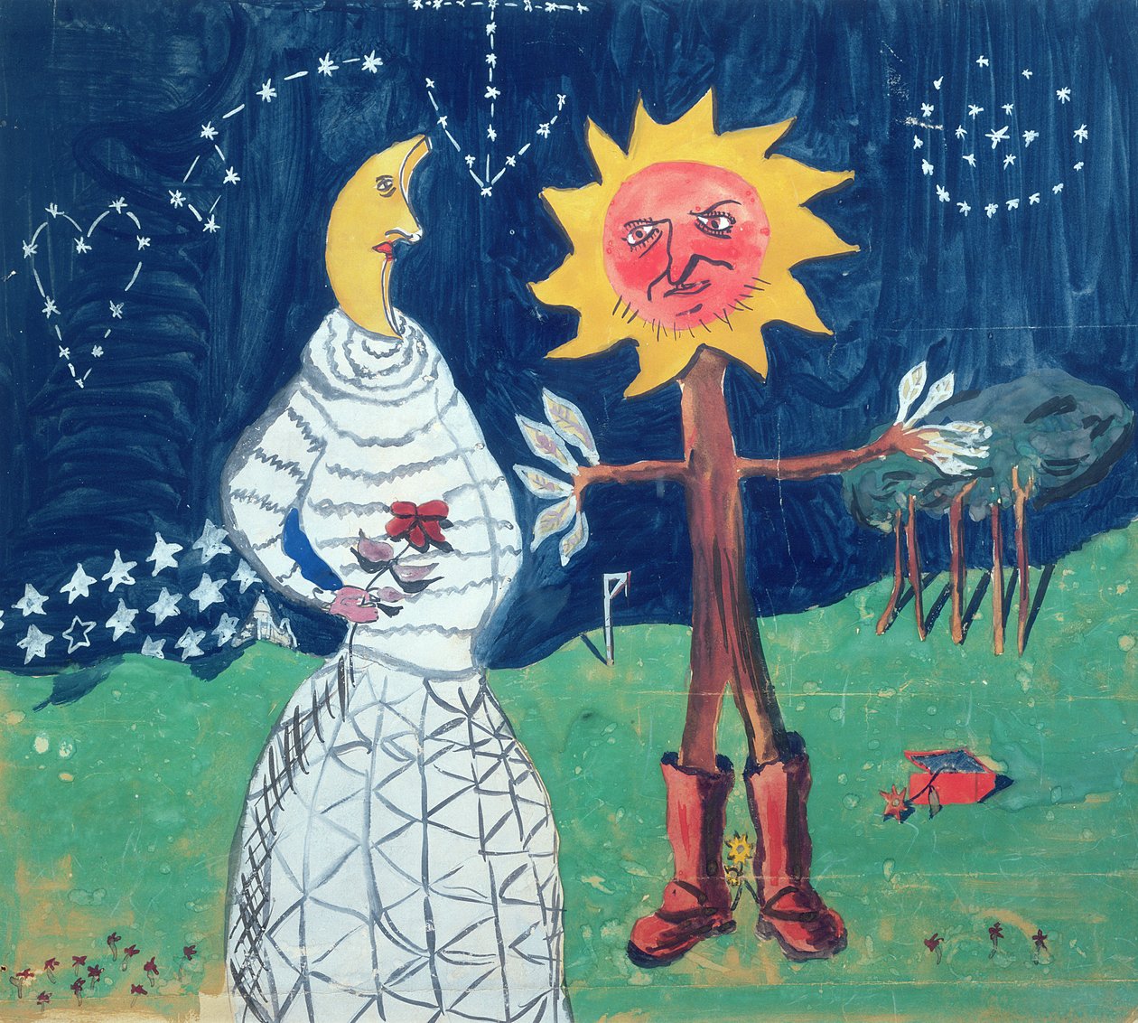 The Sun and The Moon by Robert Desnos