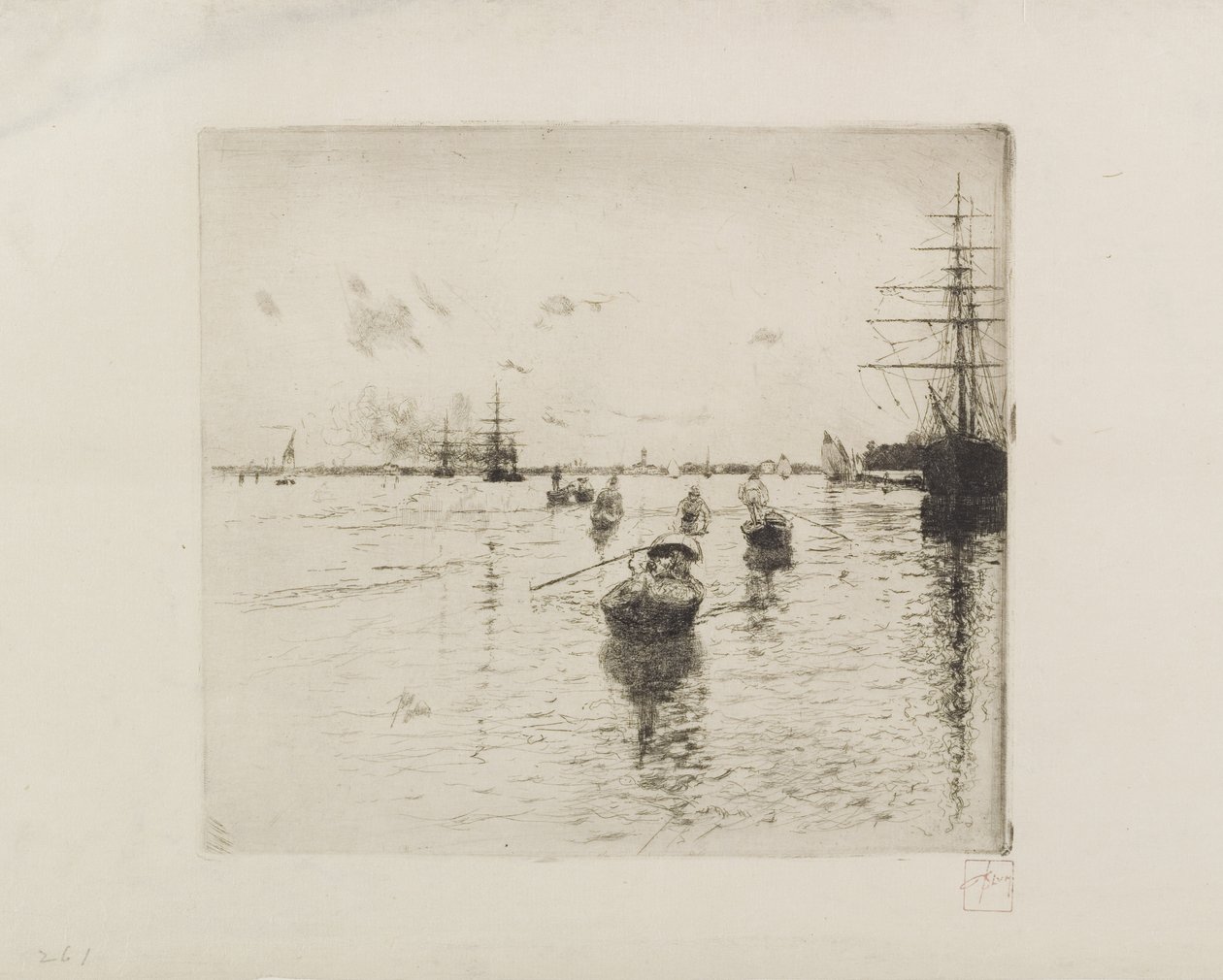 Laguna with Steamers and Gondolas, 1885 by Robert Frederick Blum