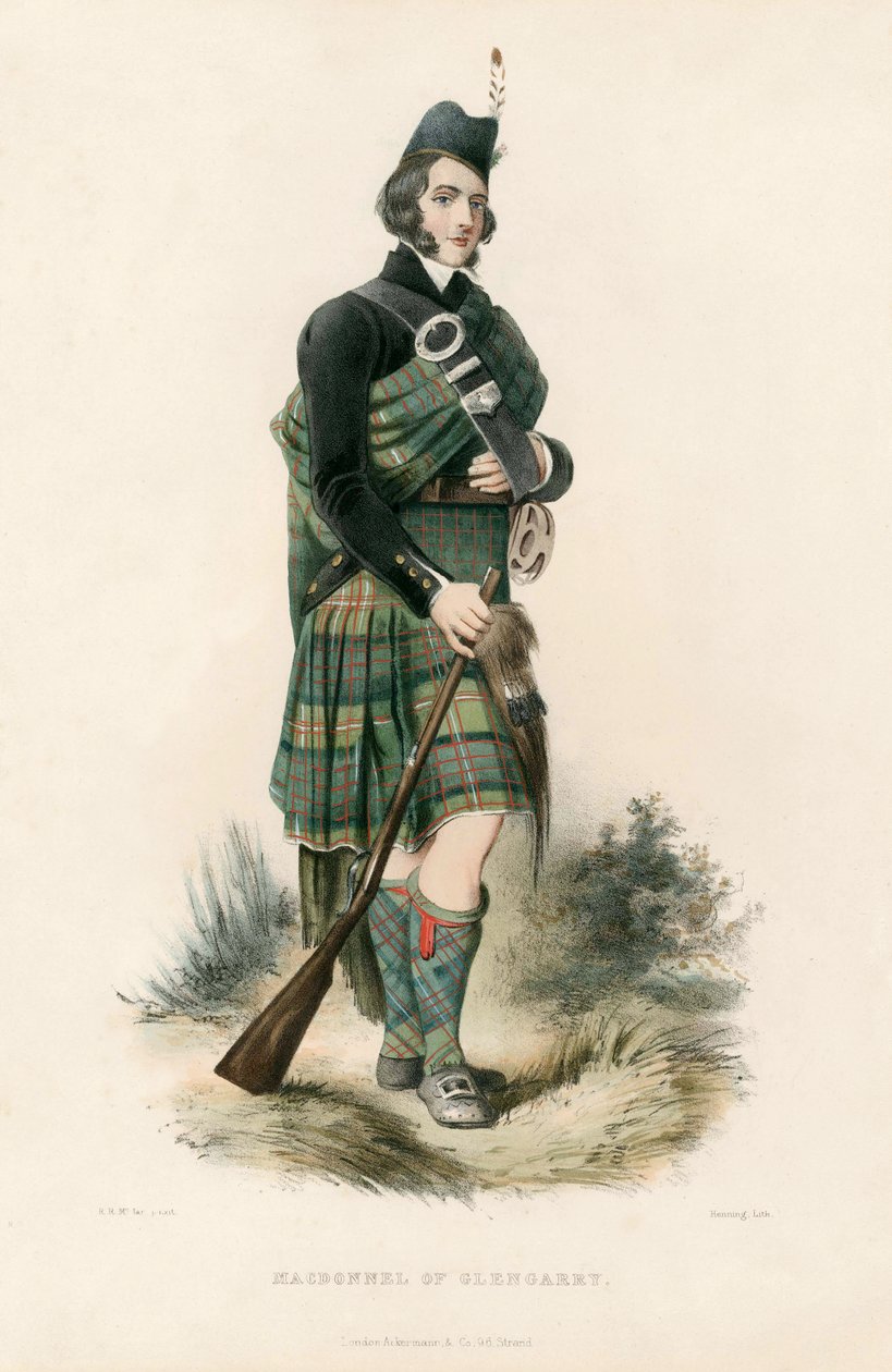 Macdonnel of Glengarry, from The Clans of the Scottish Highlands by Robert Ronald McIan