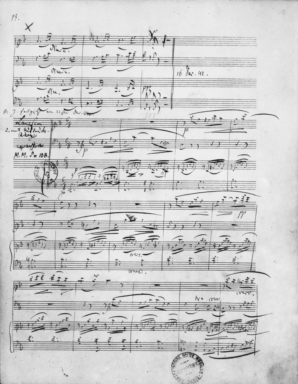 Ms.312, Phantasiestucke, Opus 88, for Piano, Violin and Cello by Robert Schumann