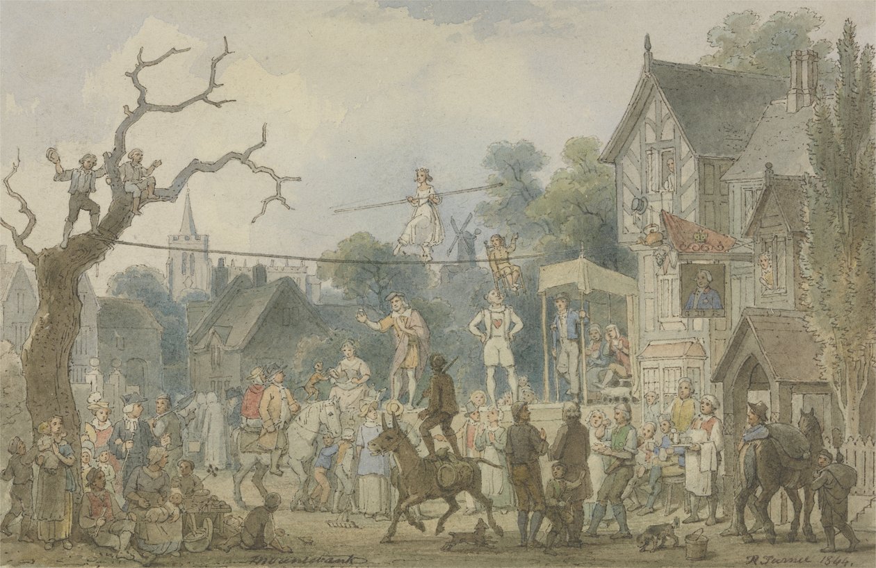 Mountebank, 1844 by Robert Turner