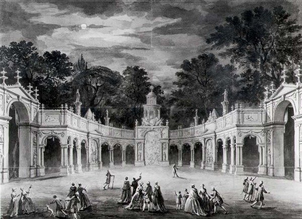 The Illuminations at Buckingham House to celebrate the birthday of George III by Robert Adam