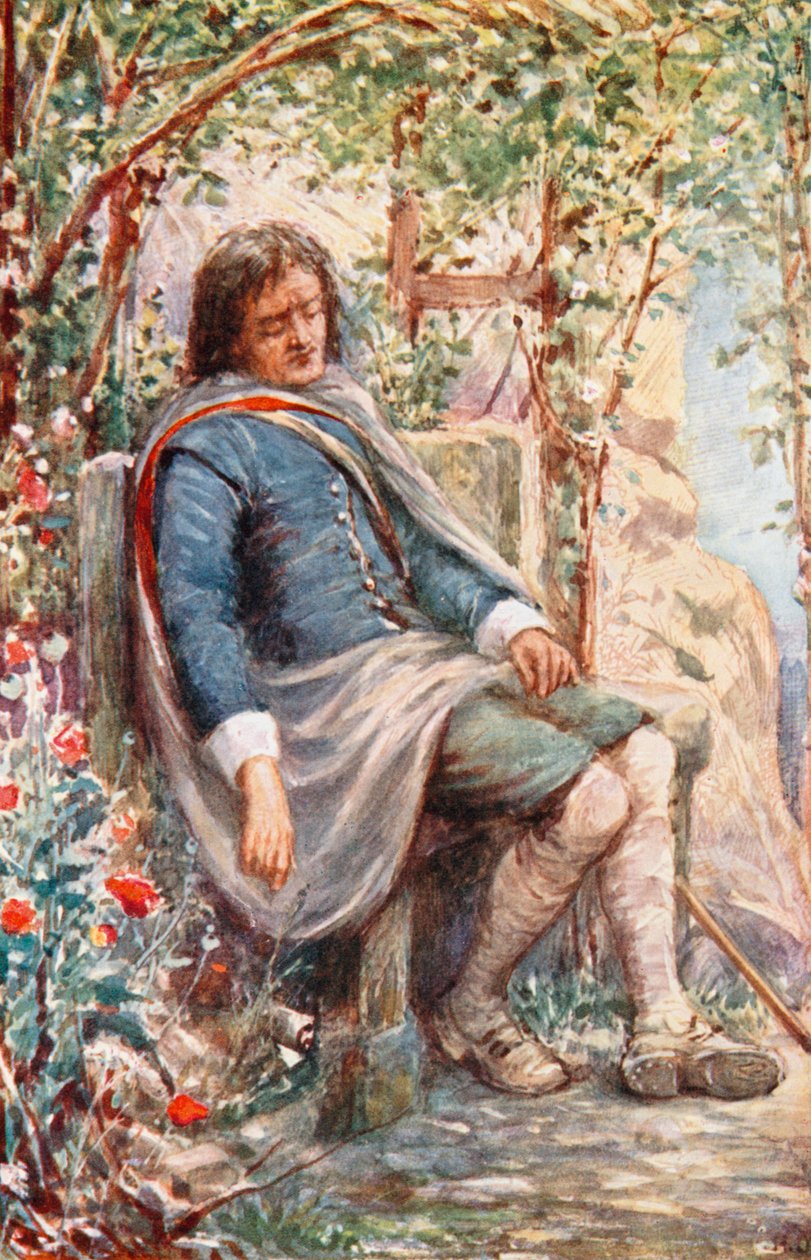 Christian Sleeps in the Arbour by Robert Ambrose (after) Dudley