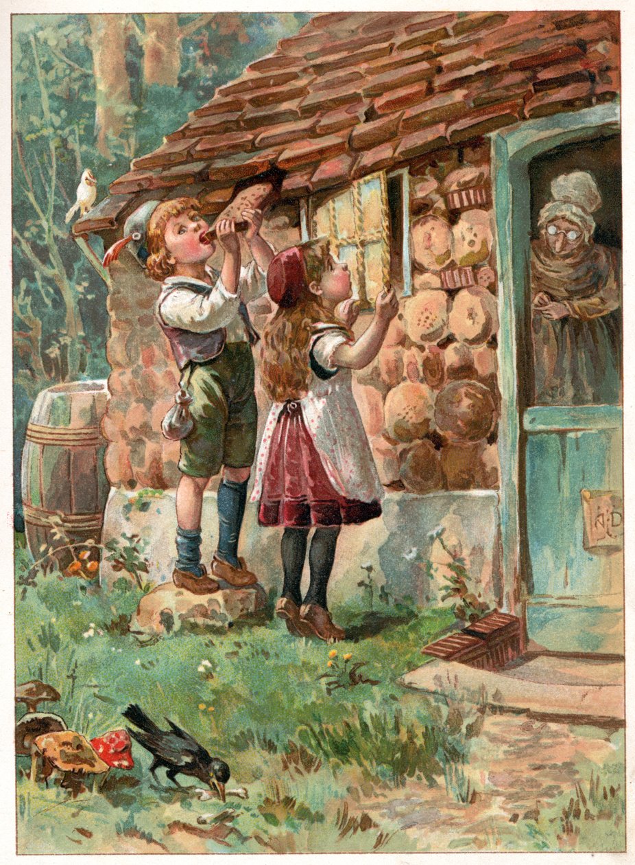 Hansel and Gretel, illustration from 'Once Upon a Time' published