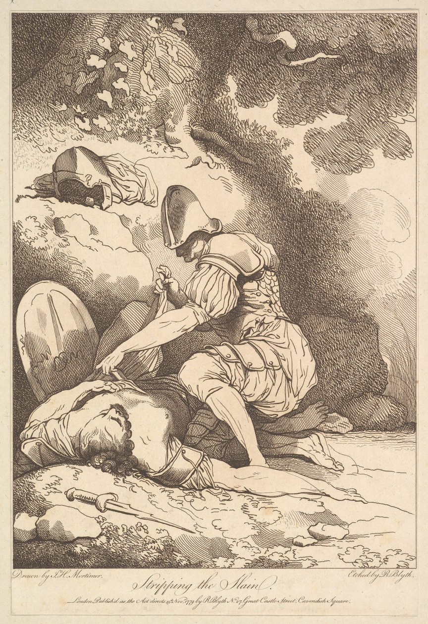Stripping the Slain, November 15, 1779 by Robert Blyth