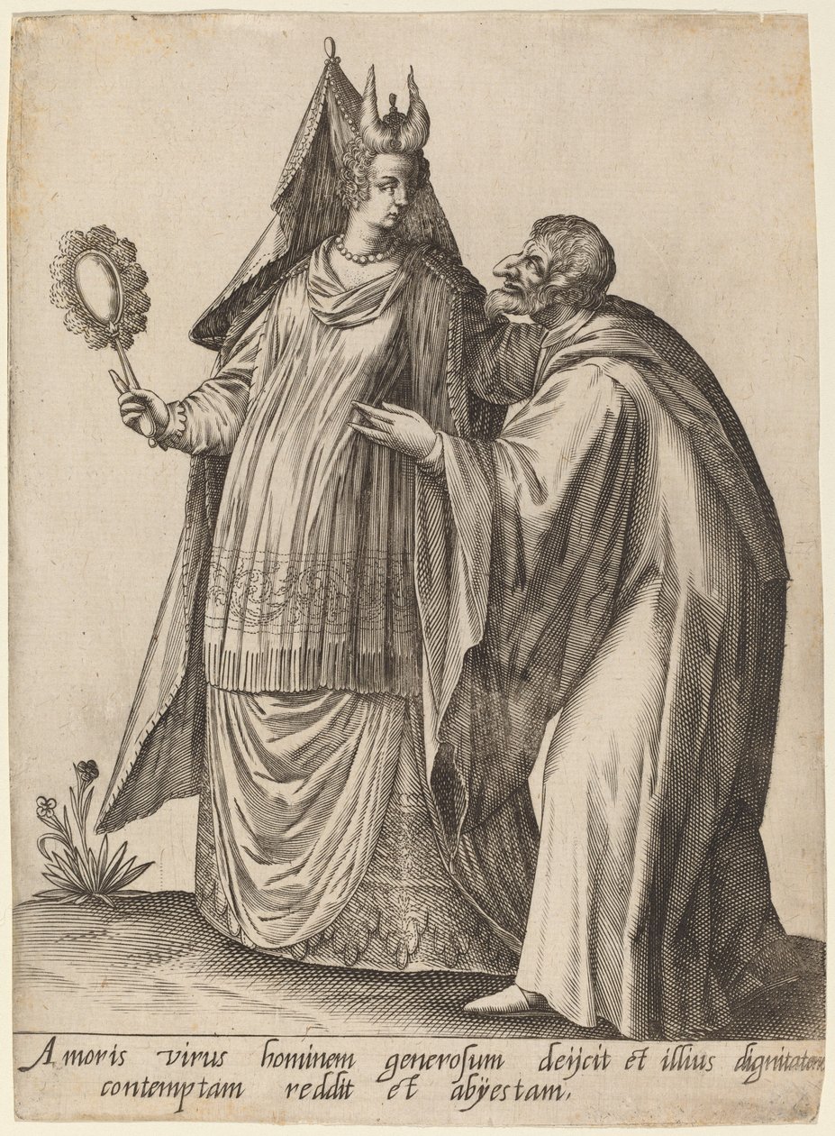Amoris virus hominem... by Robert Boissard after Jean Jacques Boissard