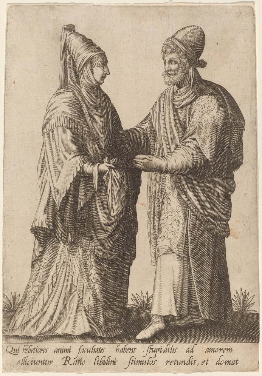Qui hebetiores animi facultates... by Robert Boissard after Jean Jacques Boissard