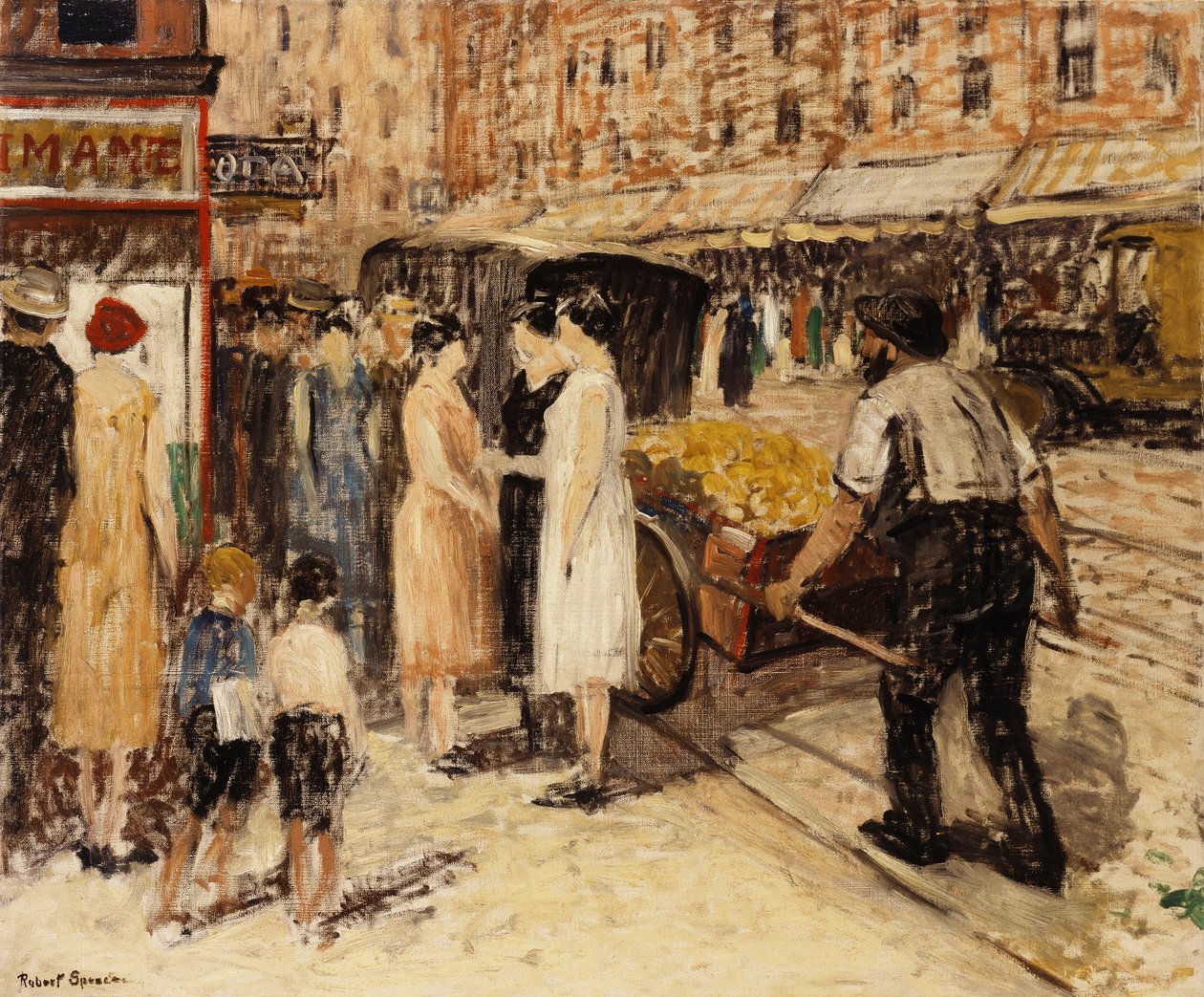 Lower East Side, c.1930 by Robert C. Spencer